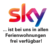 Sky ist bei uns in allen Ferienwohnungen frei verfügbar - Boardinghouse Bayrisch Gmain 