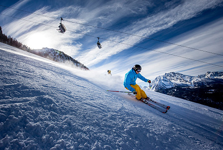 Jennerbahn Jenner Skifahren Königsee  Ferienwohnung  Boardinghouse Bayerisch Gmain 